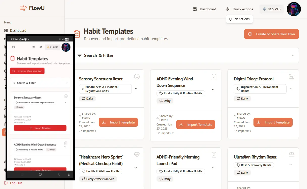 FlowU Templates